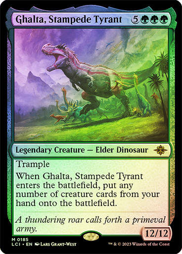Ghalta, Stampede Tyrant (lci) / Foil