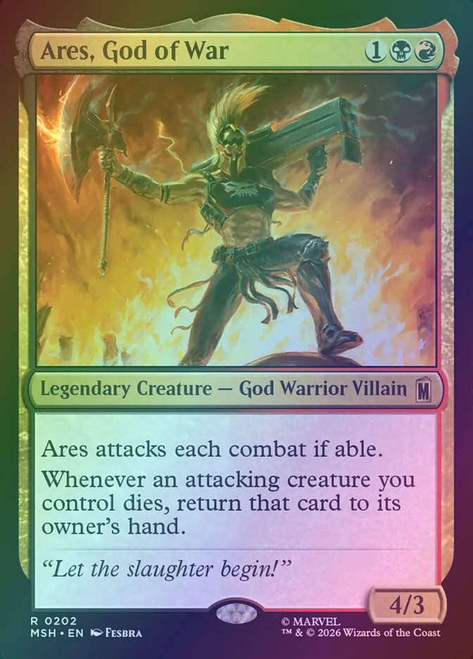 Ares, God of War (MSH) (202) / Foil