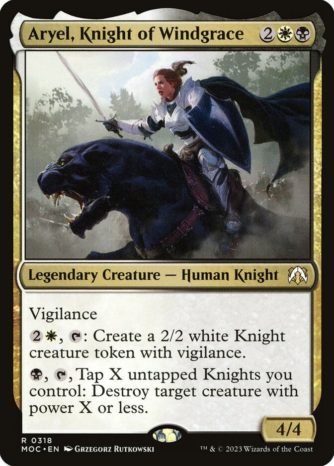 Aryel, Knight of Windgrace (MOC) (318)