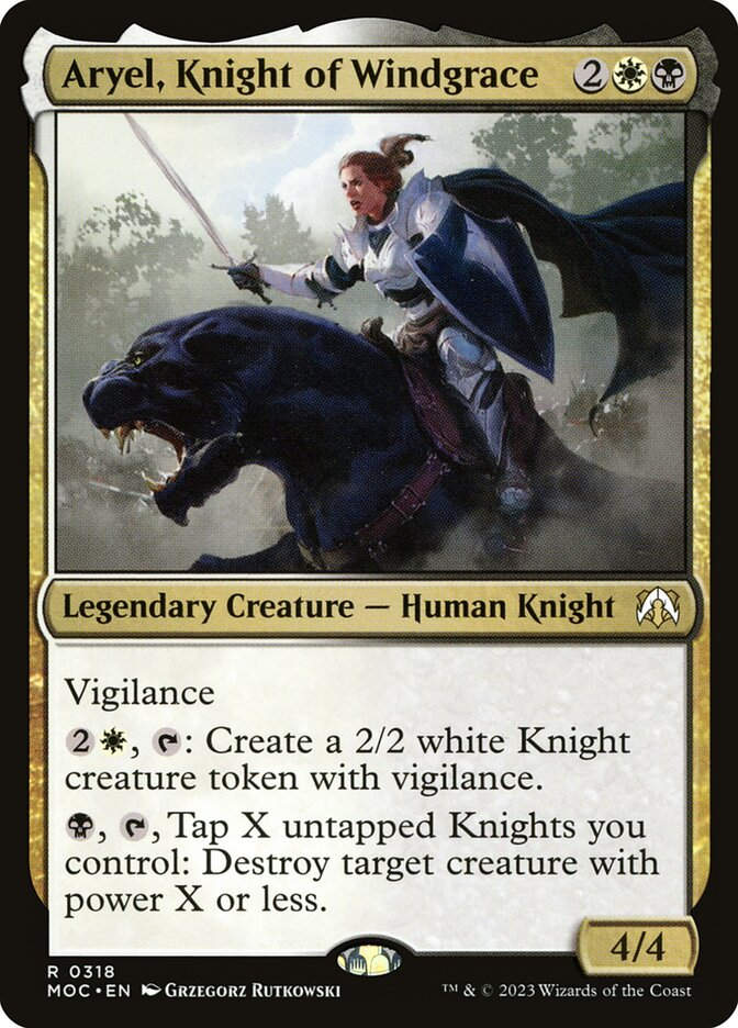 Aryel, Knight of Windgrace (MOC) (318)