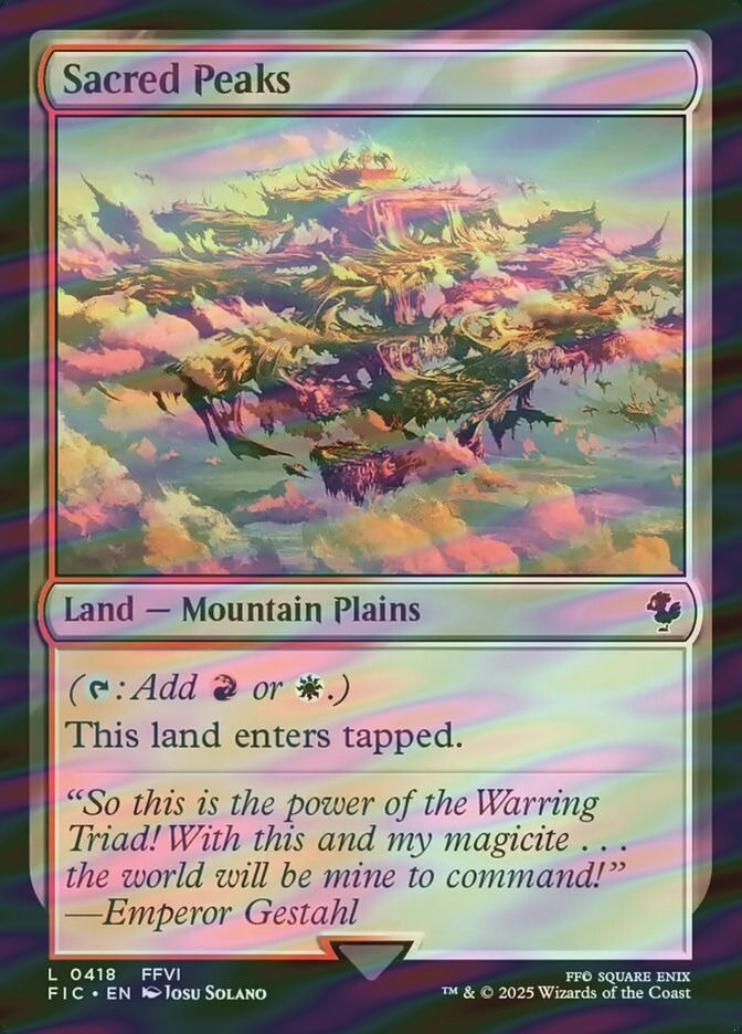 Sacred Peaks (FIC) (418) / Surge Foil