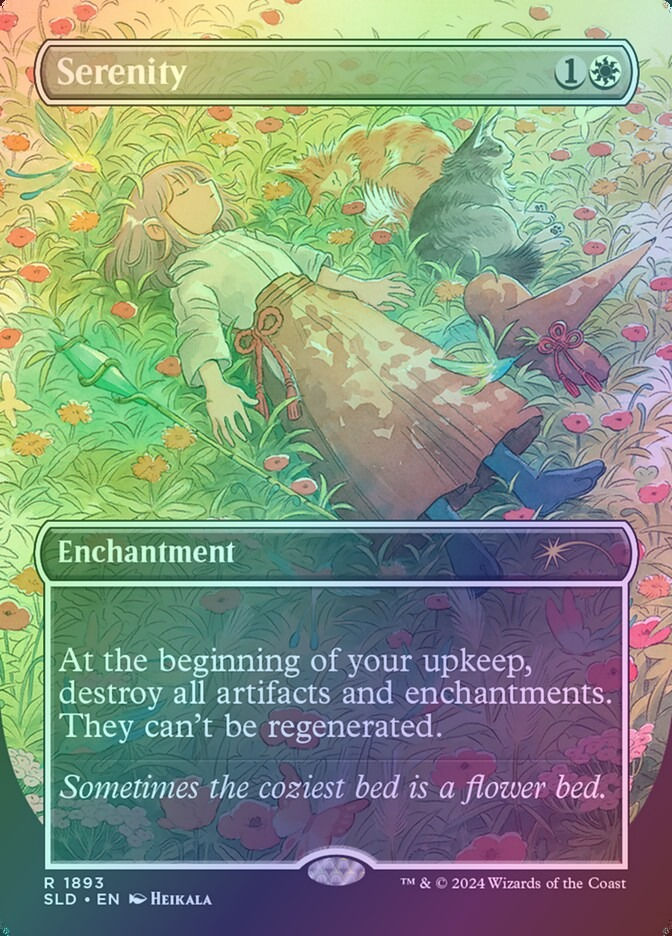 Serenity (SLD) (1893) / Borderless / Foil