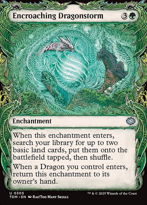 Encroaching Dragonstorm (TDM) (305) / Showcase
