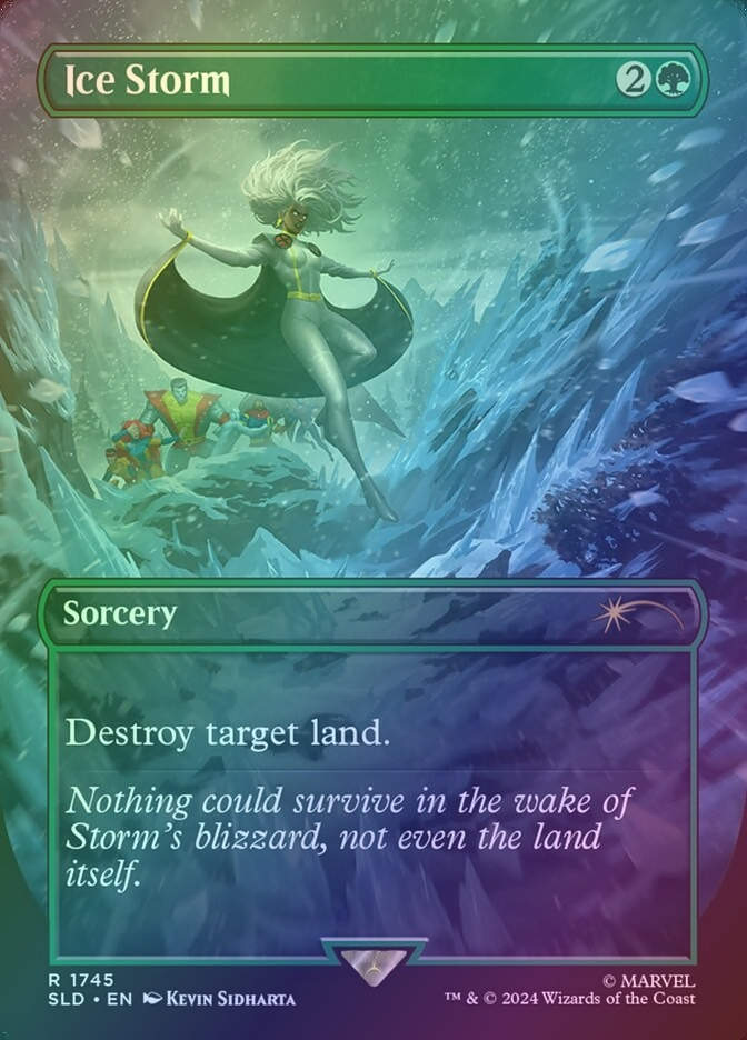 Ice Storm (SLD) (1745) / Borderless / Foil