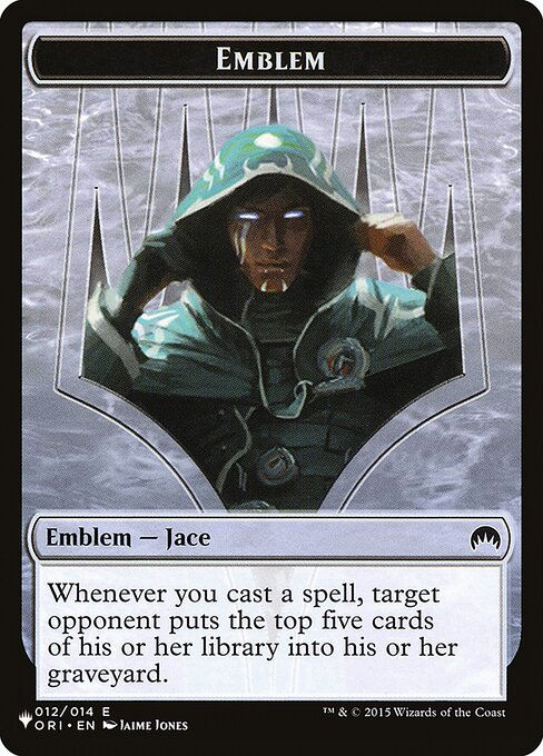 Jace, Telepath Unbound Emblem (PLST) (TORI-12)