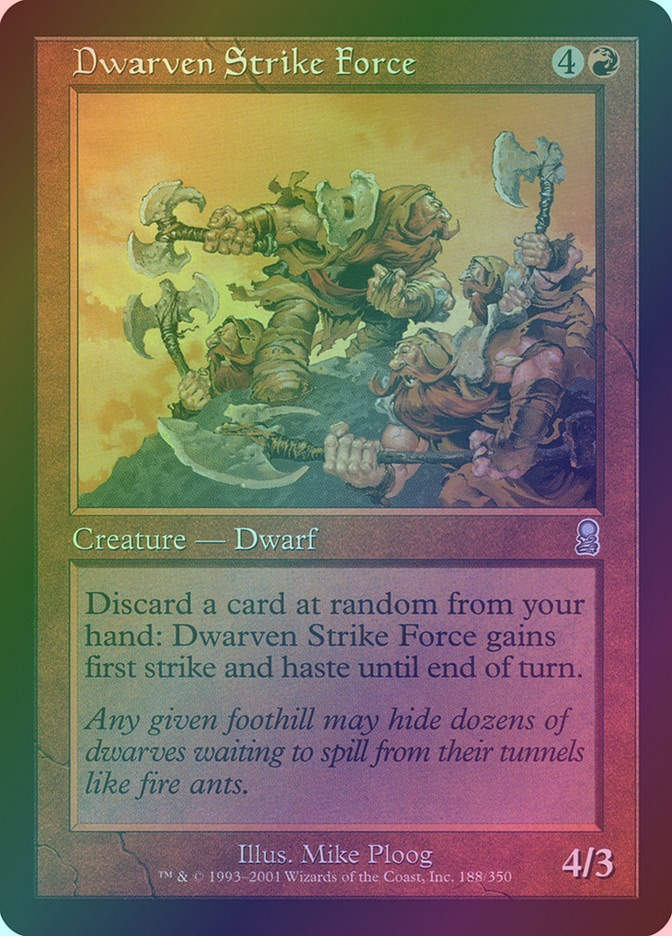 Dwarven Strike Force (ODY) (188) / Foil