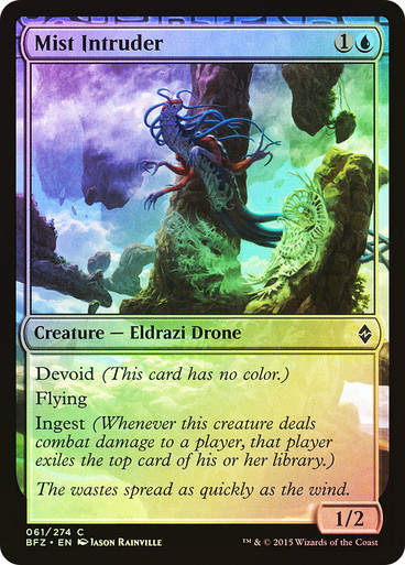 Mist Intruder (BFZ) (61) / Foil