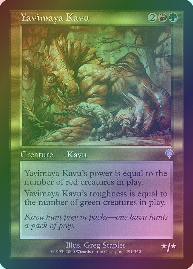 Yavimaya Kavu (INV) (291) / Foil