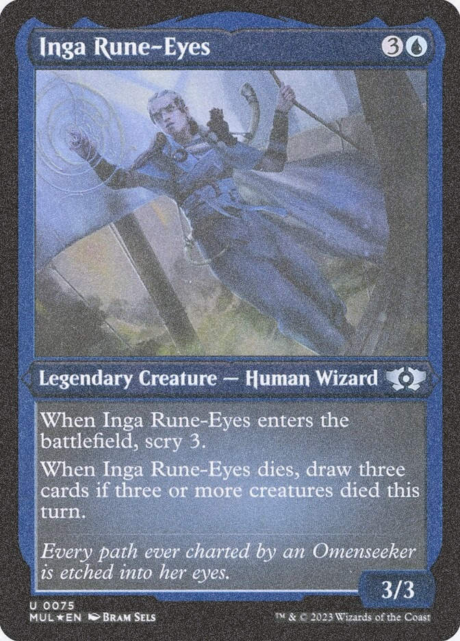 Inga Rune-Eyes (MUL) (75) / Foil Etched