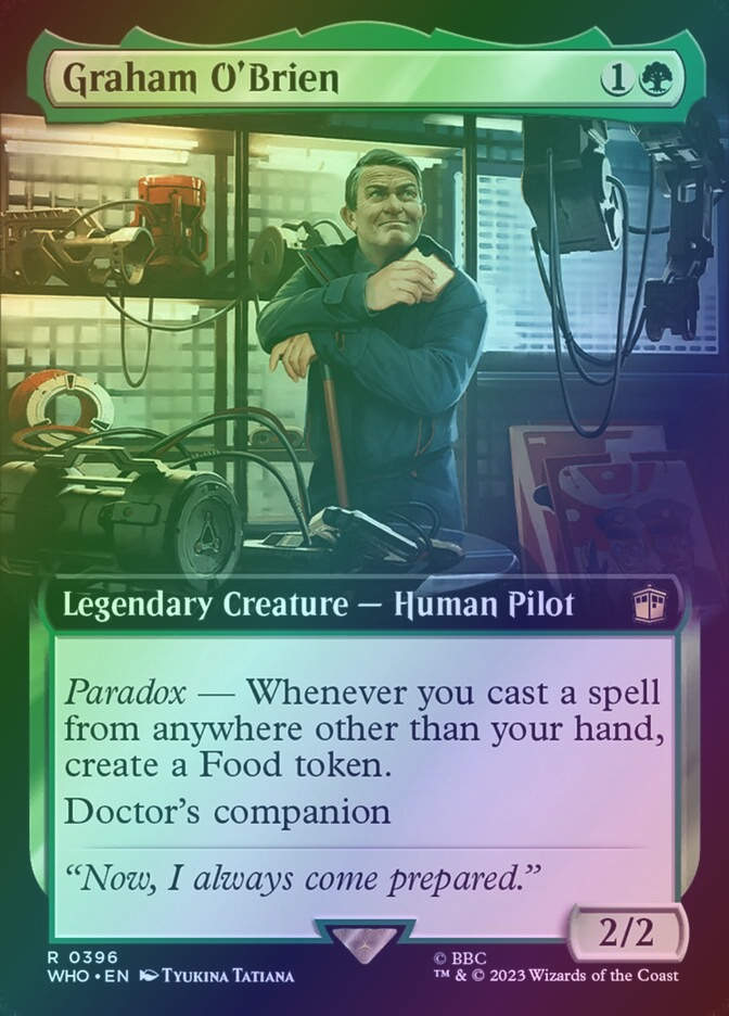 Graham O'Brien (WHO) (396) / Extended Art / Foil