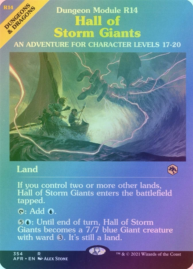 Hall of Storm Giants (AFR) (354) / Showcase / Foil