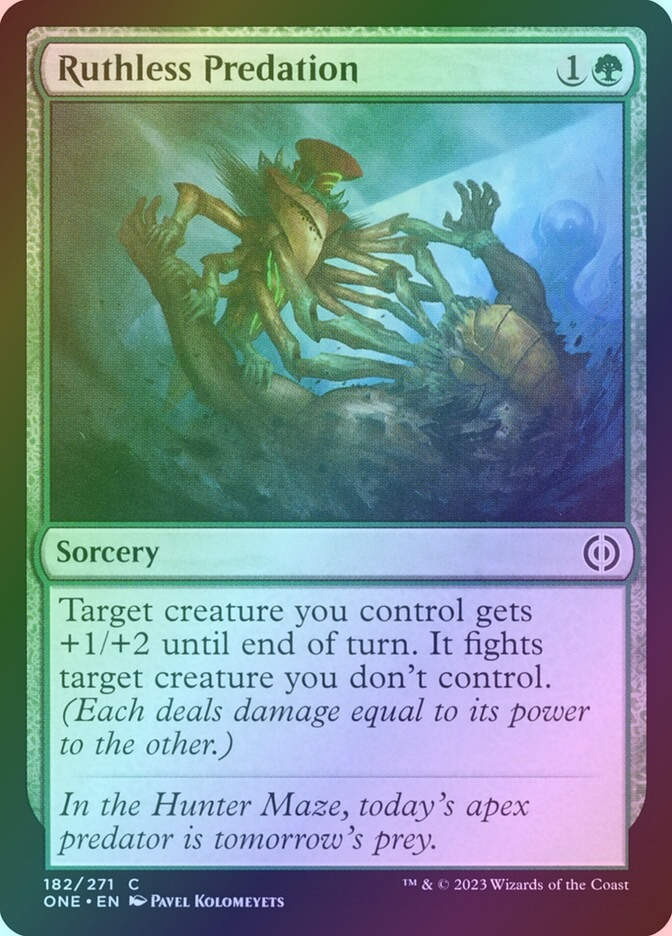 Ruthless Predation (ONE) (182) / Foil