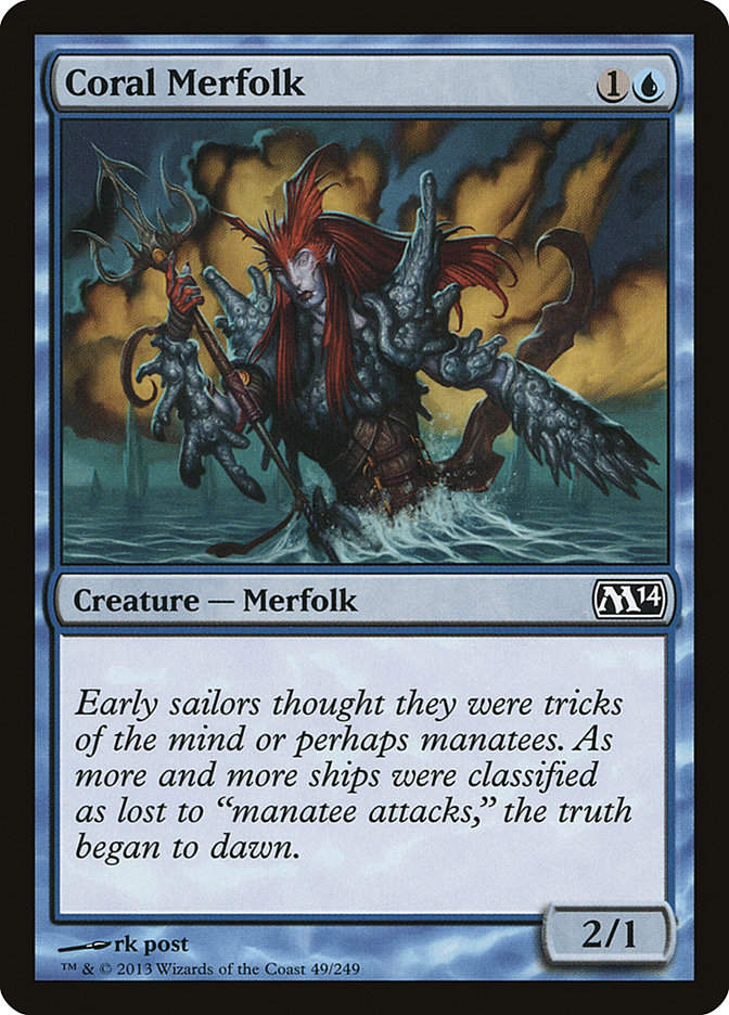 Coral Merfolk (M14) (49)