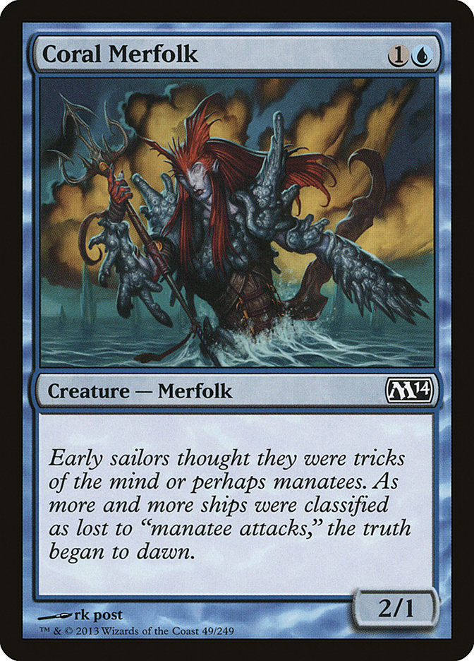 Coral Merfolk (M14) (49)