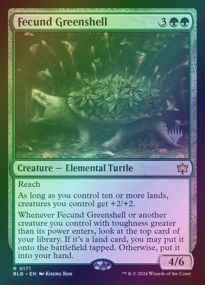 Fecund Greenshell (PBLB) (171p) / Foil