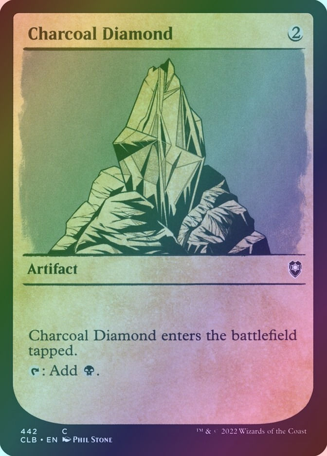 Charcoal Diamond (CLB) (442) / Showcase / Foil