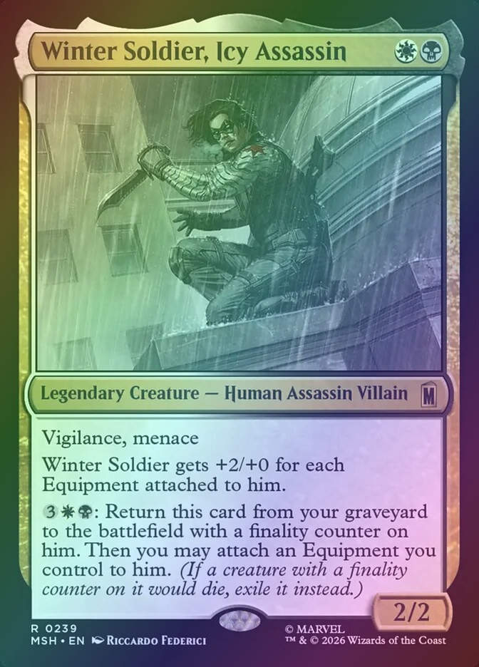 Winter Soldier, Icy Assassin (MSH) (239) / Foil