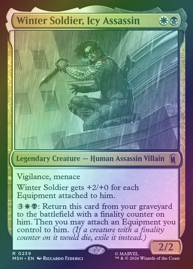 Winter Soldier, Icy Assassin (MSH) (239) / Foil