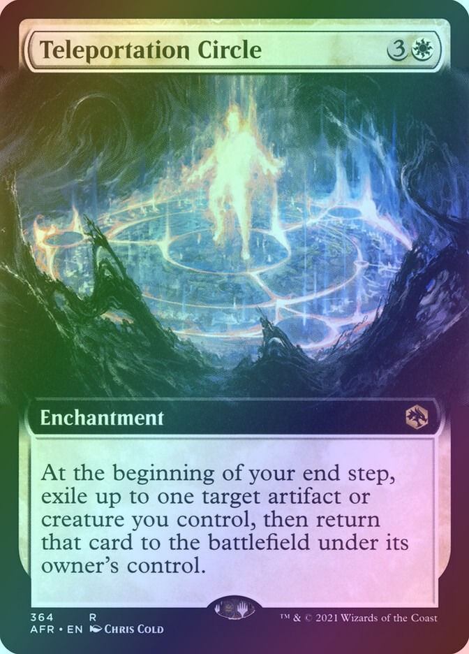 Teleportation Circle (AFR) (364) / Extended Art / Foil