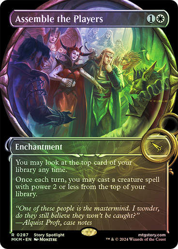 Assemble the Players (mkm) (287) / Showcase Foil