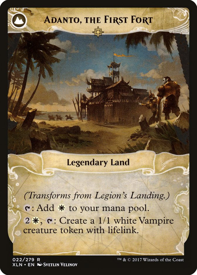 Legion's Landing // Adanto, the First Fort (XLN) (22) — cara 2 de 2