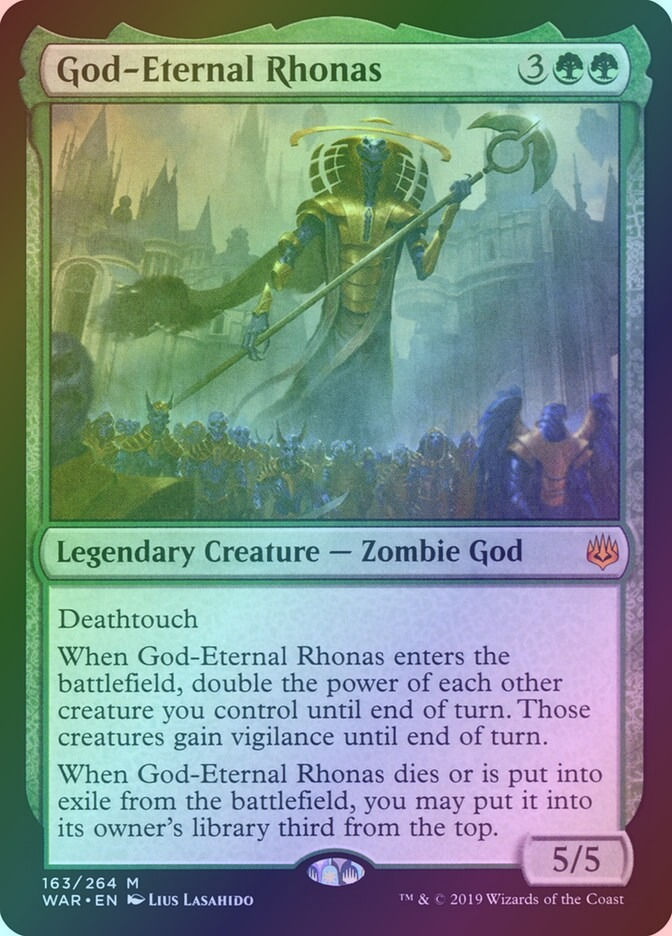 God-Eternal Rhonas (WAR) (163) / Foil