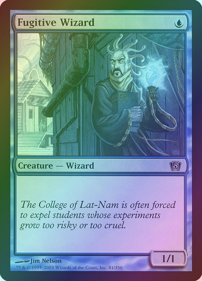 Fugitive Wizard (8ED) (81★) / Foil