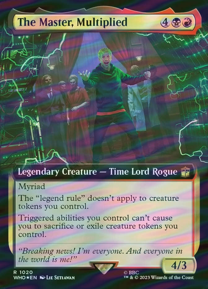 The Master, Multiplied (WHO) (1020) / Extended Art / Surge Foil
