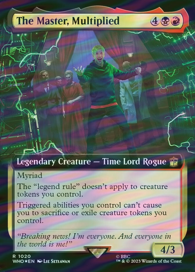 The Master, Multiplied (WHO) (1020) / Extended Art / Surge Foil