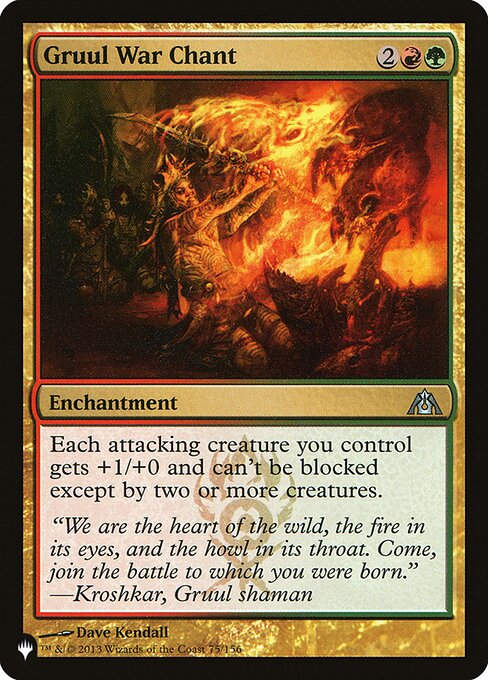 Gruul War Chant (PLST) (DGM-75)