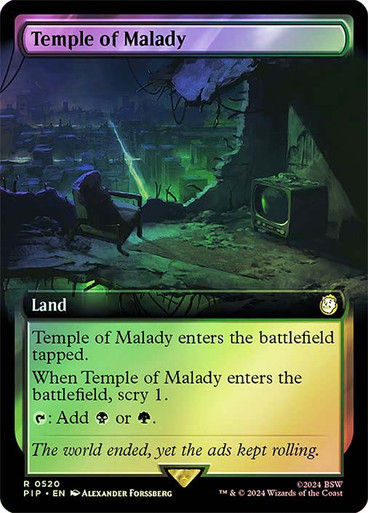 Temple of Malady (pip) (520) / Extended Art Foil