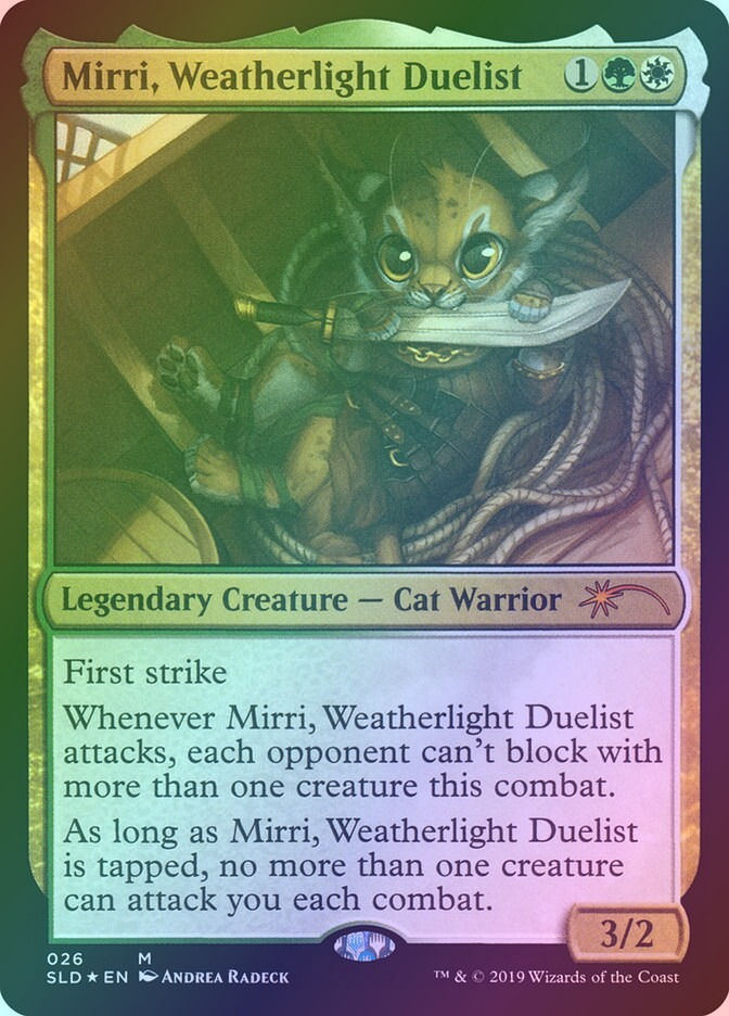Mirri, Weatherlight Duelist (SLD) (26) / Foil