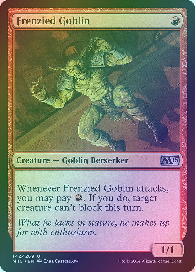 Frenzied Goblin (M15) (142) / Foil