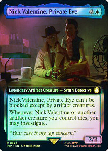 Nick Valentine, Private Eye (pip) (378) / Extended Art Foil