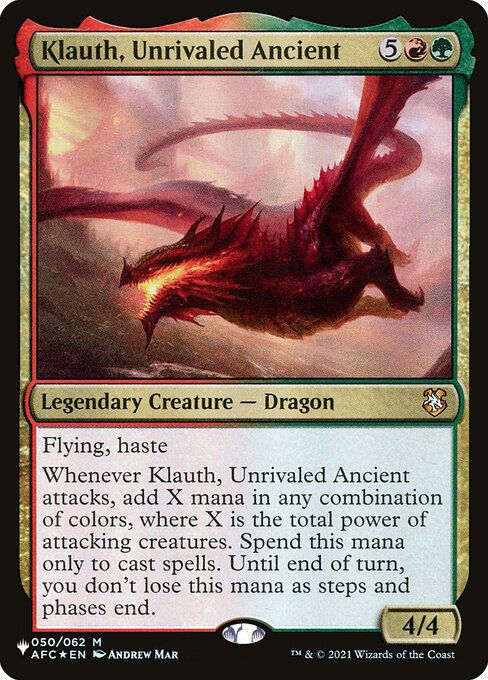 Klauth, Unrivaled Ancient (PLST) (AFC-50)