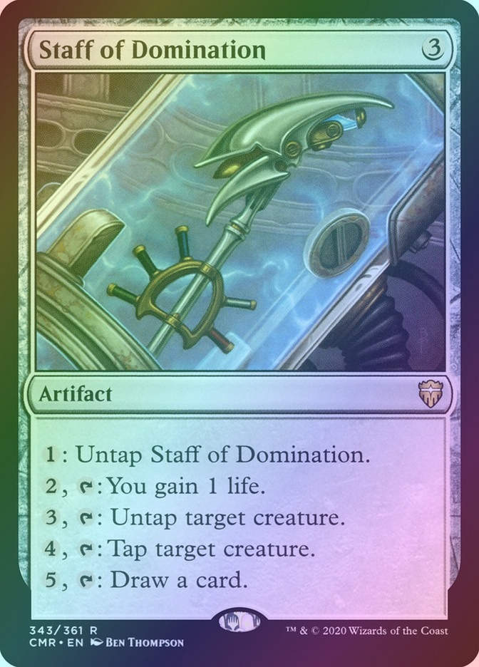 Staff of Domination (CMR) (343) / Foil