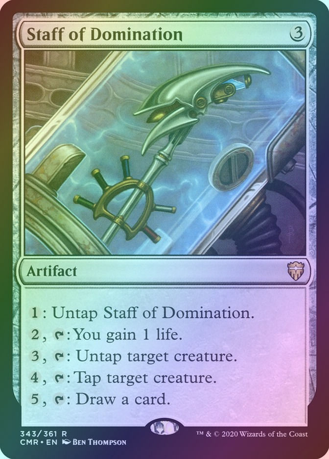 Staff of Domination (CMR) (343) / Foil