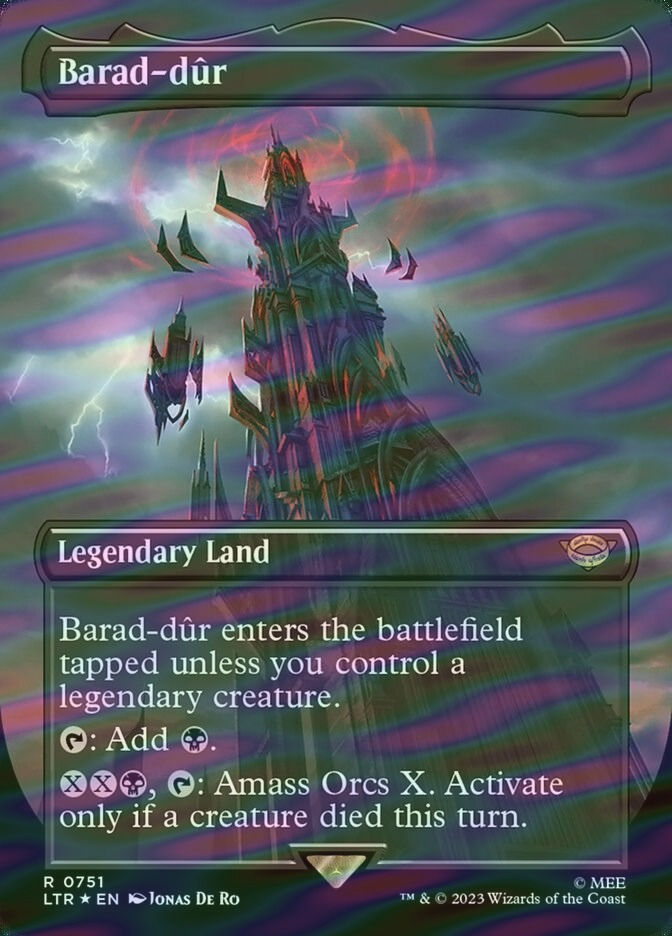 Barad-dûr (LTR) (751) / Borderless / Surge Foil