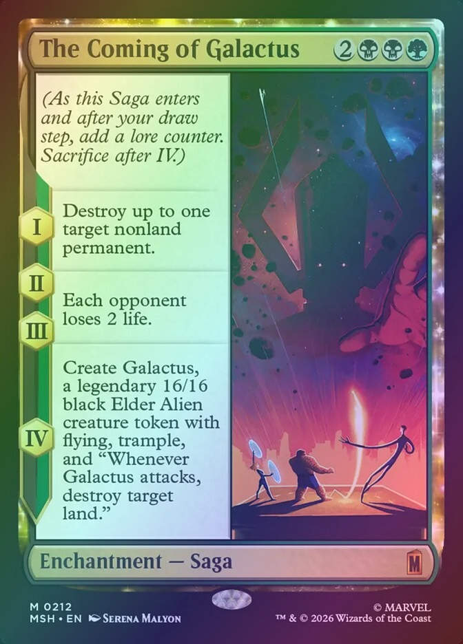 The Coming of Galactus (MSH) (212) / Foil
