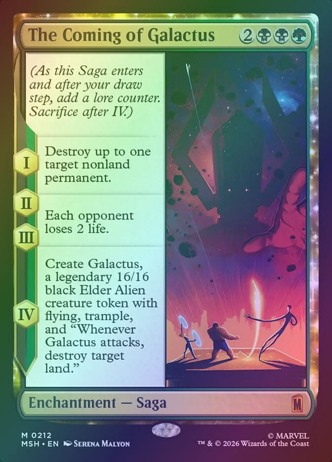 The Coming of Galactus (MSH) (212) / Foil