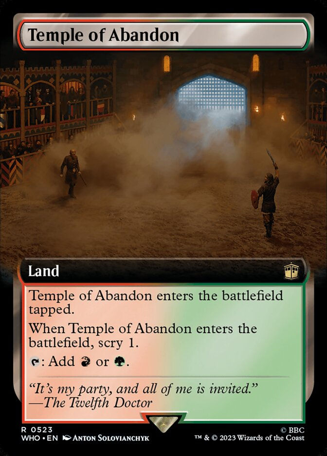 Temple of Abandon (WHO) (523) / Extended Art