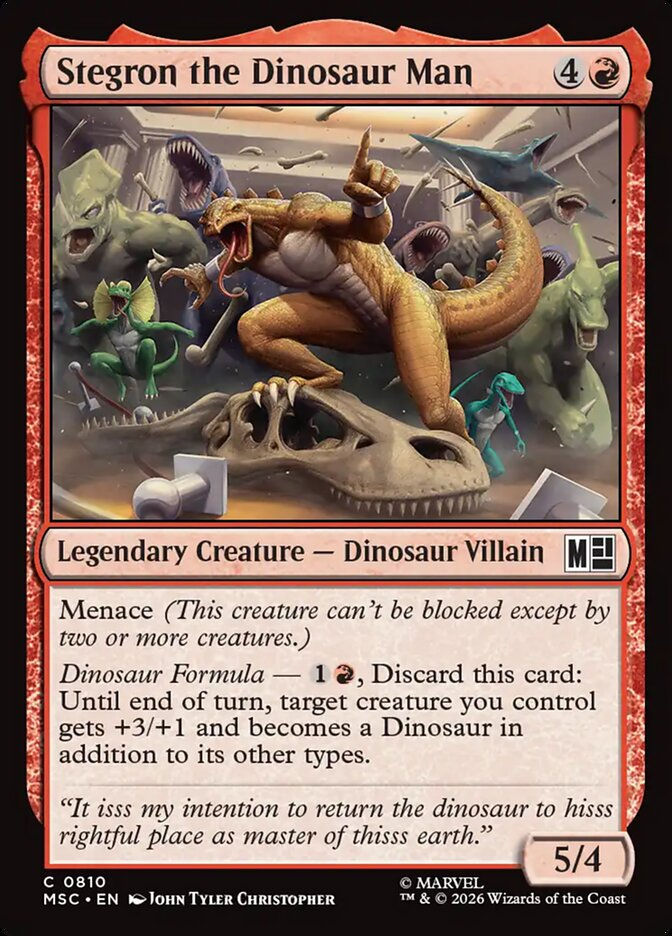 Stegron the Dinosaur Man (MSC) (810)