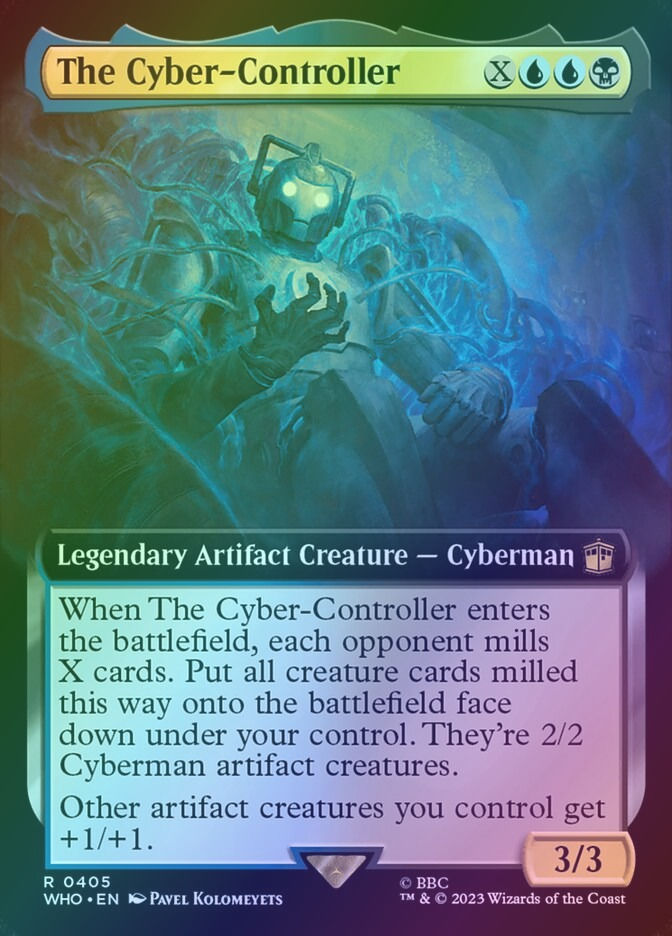 The Cyber-Controller (WHO) (405) / Extended Art / Foil