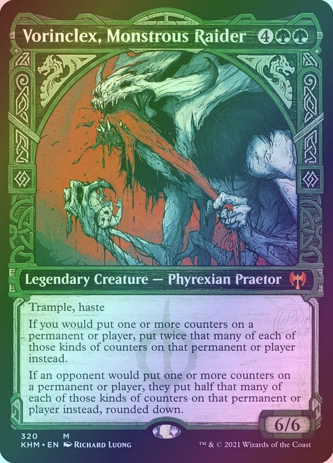 Vorinclex, Monstrous Raider (KHM) (320) / Showcase / Foil