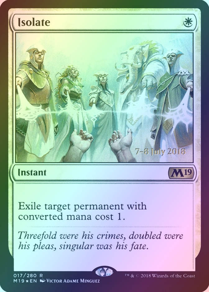 Isolate (PM19) (17s) / Foil