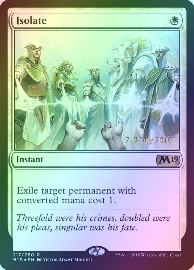Isolate (PM19) (17s) / Foil
