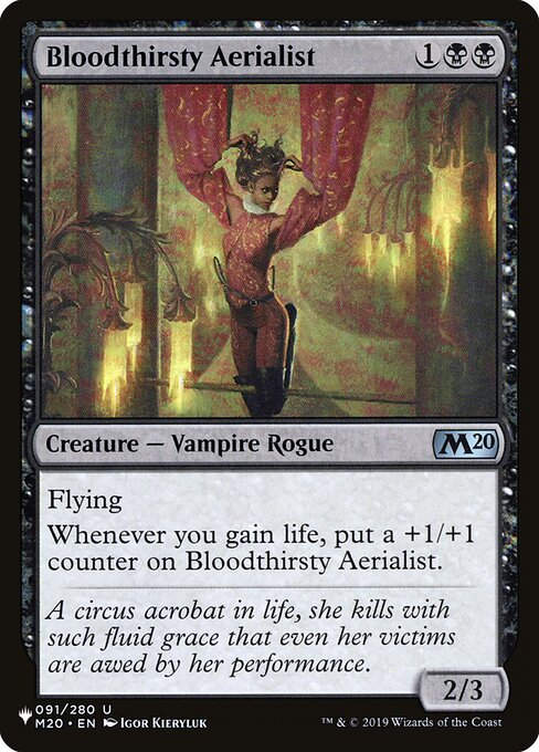 Bloodthirsty Aerialist (PLST) (M20-91)