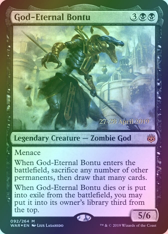 God-Eternal Bontu (PWAR) (92s) / Foil