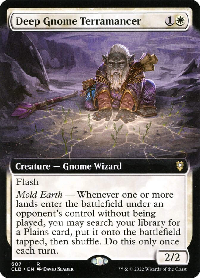 Deep Gnome Terramancer (CLB) (607) / Extended Art