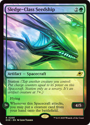 Sledge-Class Seedship (EOE) (208) / Foil